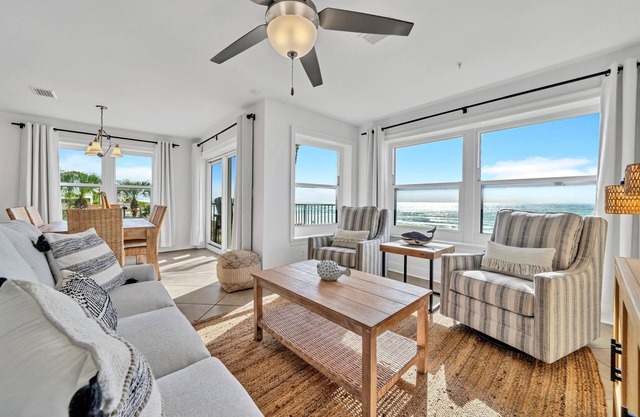 Emerald Dunes 201 | Beachfront | Heated Pool+ Spa | Updated | Gated | Beach Gear
