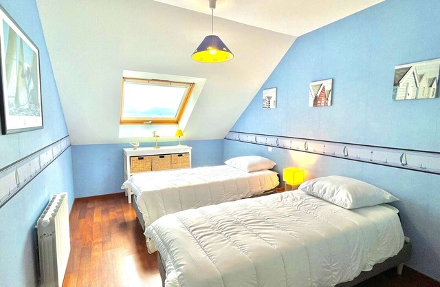 Étel - 3-room apt, terrace, pets allowed, secure parking