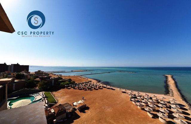 European standard studio with beautiful sea view and private beach
