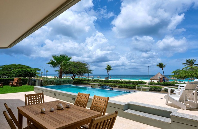 Exclusive 6 Bedrooms Beach Front Condo W/Private Pool