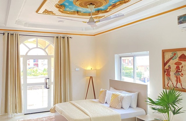 Executive suite with a pool
