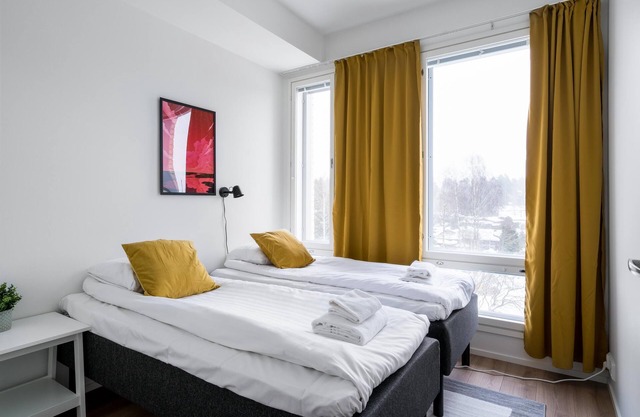 Family Apartment, 2 Bedrooms, Sauna & Balcony