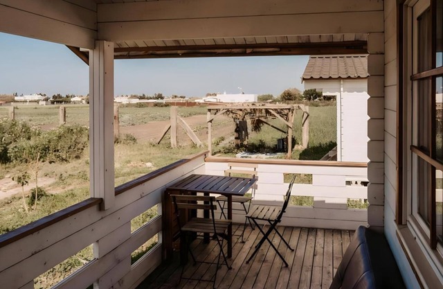 Family cabin in the palm grove