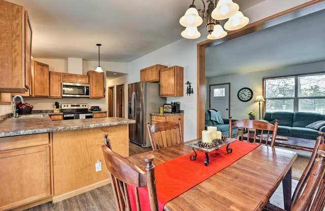 Family-Friendly Getaway with Tainter Lake Access!