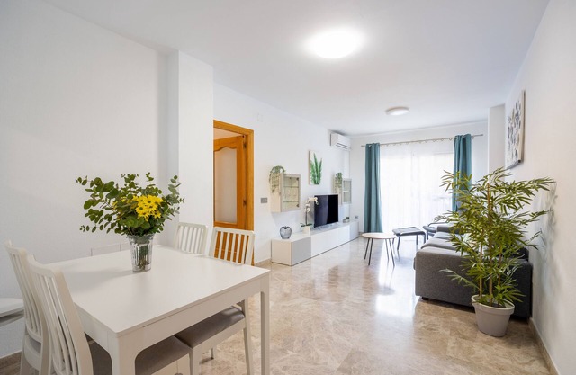 Family-Friendly : Renovated 110m2 Apartment with A/C, Wheelchair Access, Pool