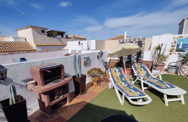 Featured fantastic roof garden with stunning sea views