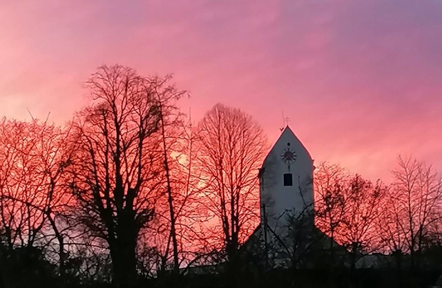 Ferienwohnung Dorfzauber mit Kirchblick in dem Dörfchen Joshofen