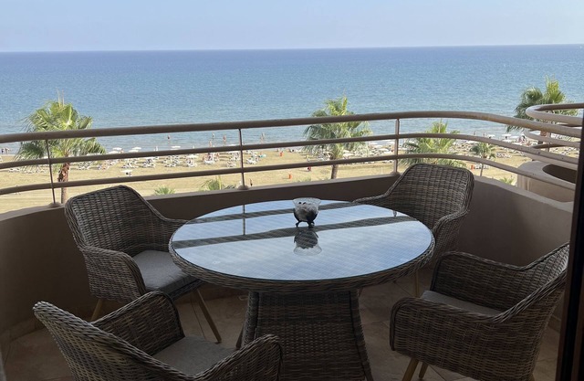 Finikoudes Beech front views Carisa Ithaki
