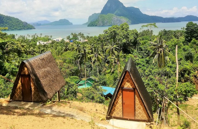 Forest Camp El Nido is a campground native huts-overlooking sea view.