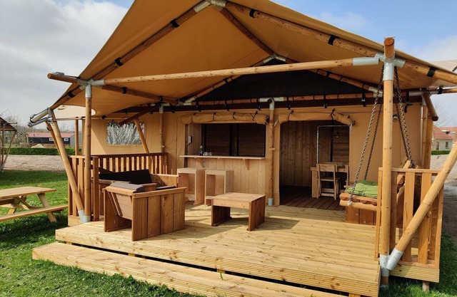 Forest-Edge Glamping Tent
