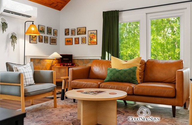 Forest Haven: Hot Tub, Record Player, Fire Pit