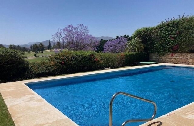 FRONT LINE at Mijas Golf, stylish modern fairway Villa with a large pool