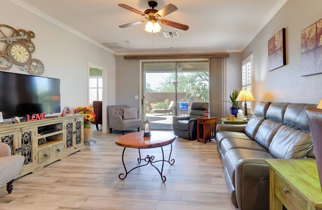 Furnished Patio, Fire Pit: Peaceful Anthem Home!