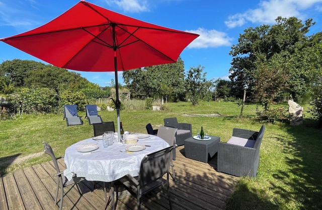 Gîte 4 people - 2 swimming pools (1 with telescopic dome) - The beach on foot