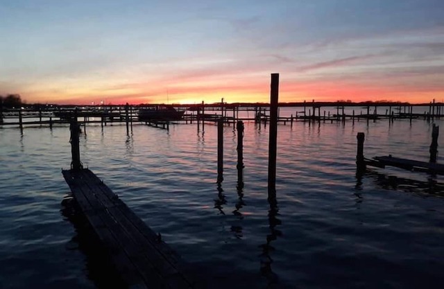 Go Glamping in Marblehead with free boat dock.