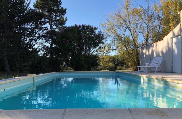 Green paradise with private pool – Peaceful haven near Château d’Oléron