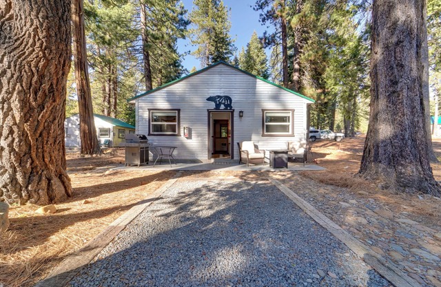 Grill & Beach Access: Cabin in Tahoe Vista!