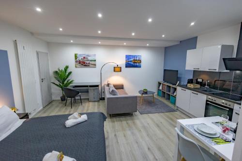 HANNIBAL - Design Studio-Apartment Tulpe 9, Parkplatz, Küche, HighSpeed-WLAN