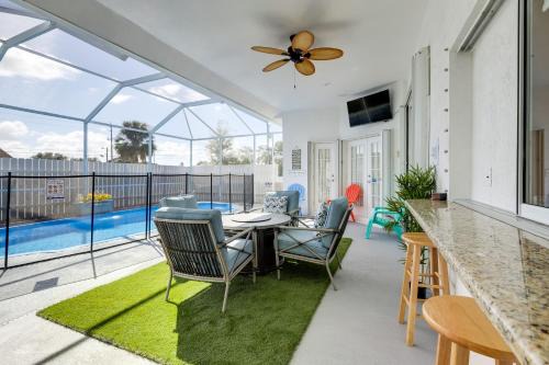 Heated Pool and Grill Modern Port St Lucie Home