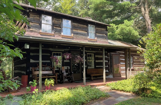 Historic Tarry Moore Cottage, now on the fairways in Foxburg, Pennsylvania