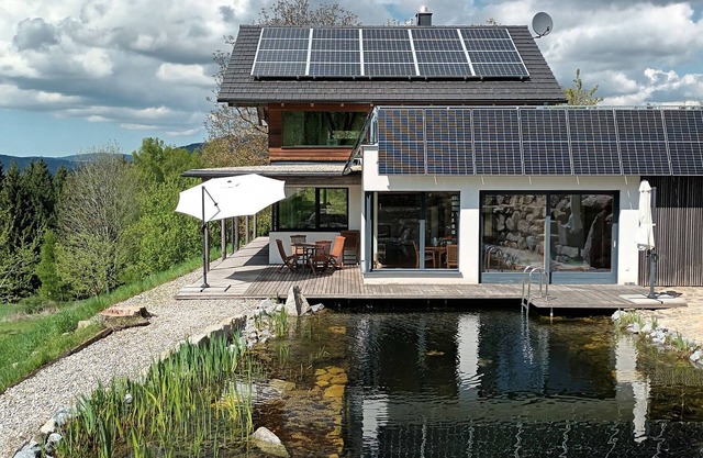 Holiday Home 'Am Teich' with Mountain View, Private Terrace and Wi-Fi
