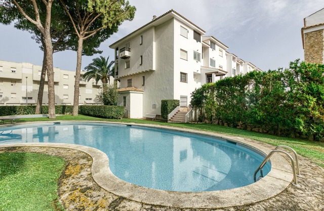 Holiday Apartment "Amarres" with Shared Pool, Balcony & Wi-Fi