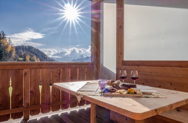 Holiday Apartment “Morgengruß” near Seiser Alm with Mountain View, Wi-Fi & Balcony