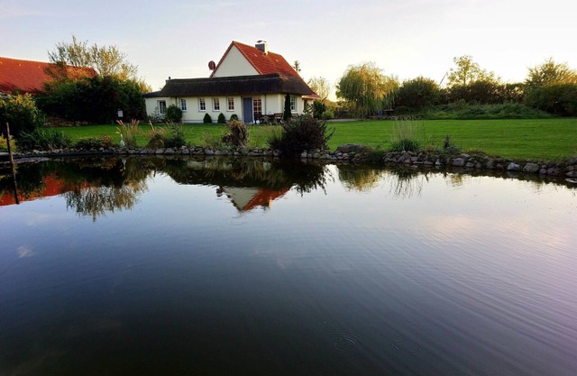 Holiday Home "Naturteich Haus" with Private Swimming Pond, Private Terraces and Wi-Fi