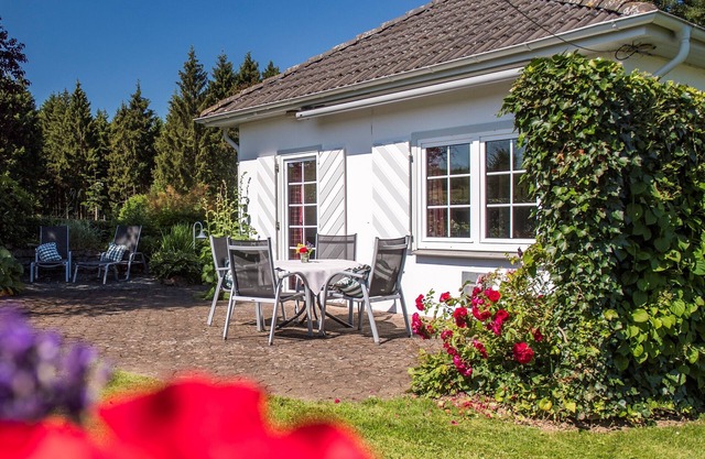 Holiday house in a secluded location with large garden surrounded by meadows and forest