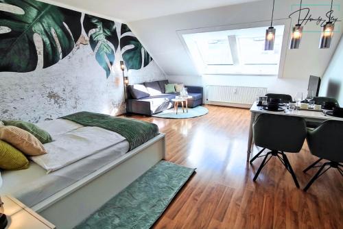 HOMELY STAY Serenity Greens - Stylisch Studio-Apartment with kitchen - 10 min to central station