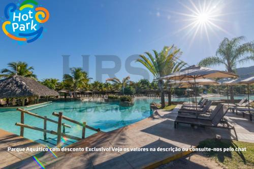 Hotel de Luxo em Caldas Novas com Ingressos com Valor Exclusivo Nos Clubes HOT PARK, Lagoa Termas, WaterPark, e Náutico!