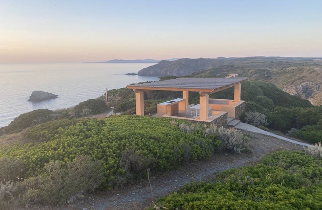 House in the countryside by the sea