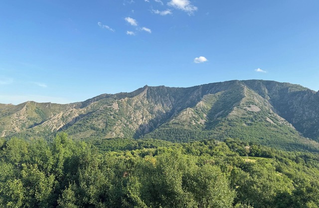 House in the mountains close to hiking trails.