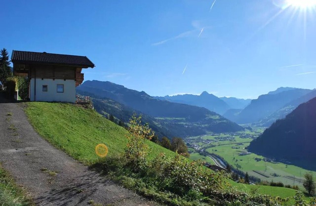 Hut Abfahrtsblick in a fantastic location