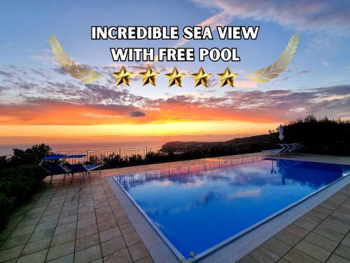 Incredible sea view with free pool
