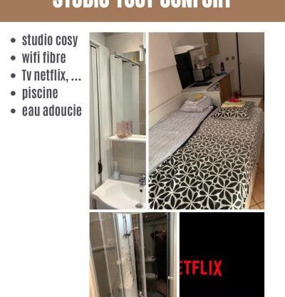 Joli studio tout confort avec toutes commodités