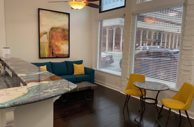 King Bed and Huge Windows in the Heart of Downtown Greensboro
