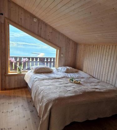 Koselig overnattingssted med fjordutsikt