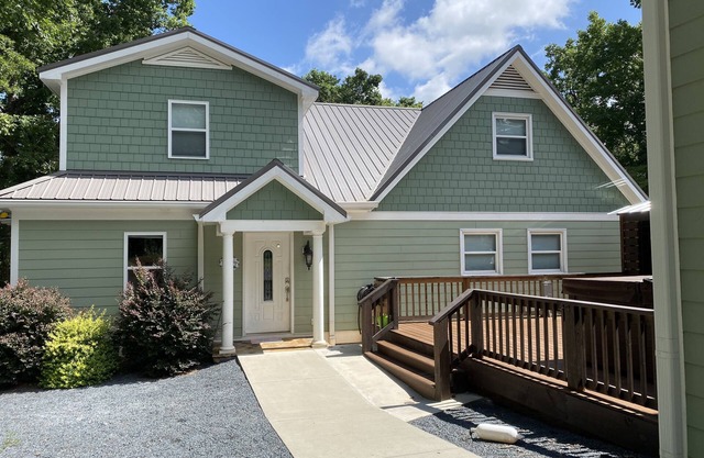 Lake front home with great dock for relaxing downtime and action packed days.