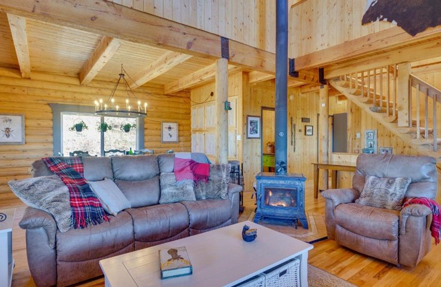 Lake George Cabin with Deck and Mountain Views!