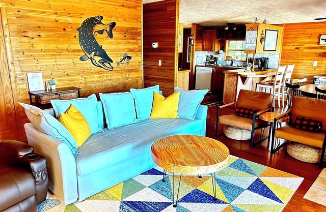 Lake Huron Cozy Cabin Escape w/Sauna, Fire Pit, and Private Waterfront Access