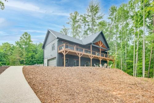 Lake James Retreat with Private Multi-Level Dock