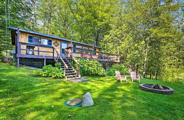 Lakefront Hideaway with Dock, Kayaks, Fire Pit!