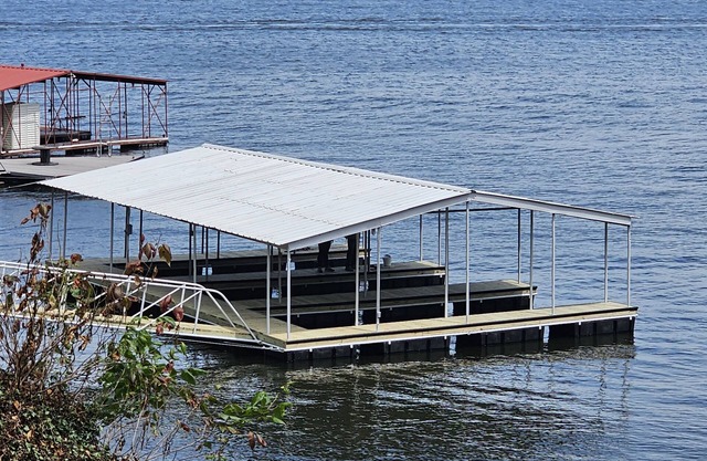 Lakeside, boat dock and hot tub with this snug small cabin.