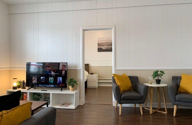 Large 1-Bdrm Condo, Downtown, WiFi & Smart TV ✨