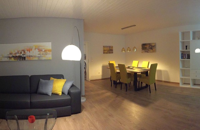 Large, friendly and modern apartment with good transport links