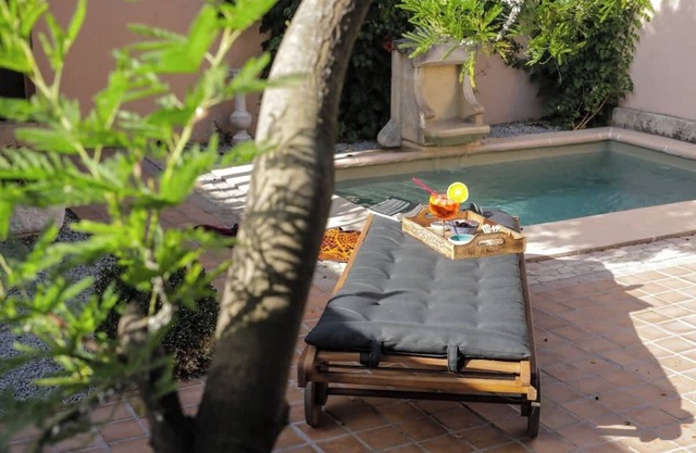 Large suite with private pool