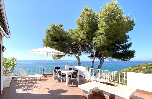 Large terrace on the seafront