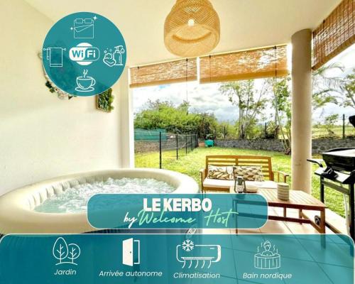 Le Kerbo, Calme & Jacuzzi privé à Bras-Panon