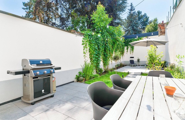 Lemon3: Privater Garten mit Grill in Top Lage mit Kleinem Gym und Toller Küche